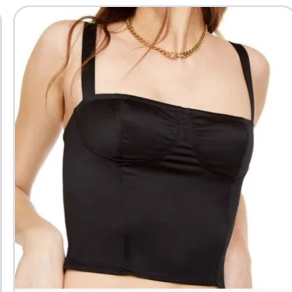 DANIELLE BERNSTEIN Elegant Black corset Top size 2